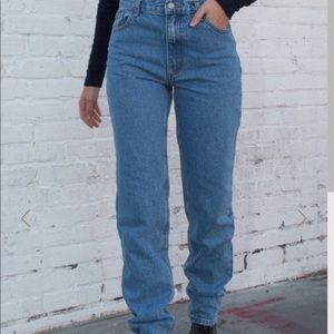 Brandy Melville Medium Wash Mom Jeans